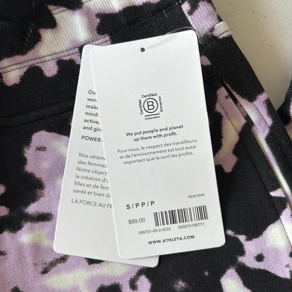 Athleta Willow Elfin Purple Drawstring Waistband Balance Jogger Pants SP NEW! - Picture 6 of 9